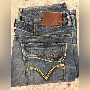 Vintage Levi's Silvertab Jeans Straight Slim Fit‎ Flap Pockets Men's 33 x 32